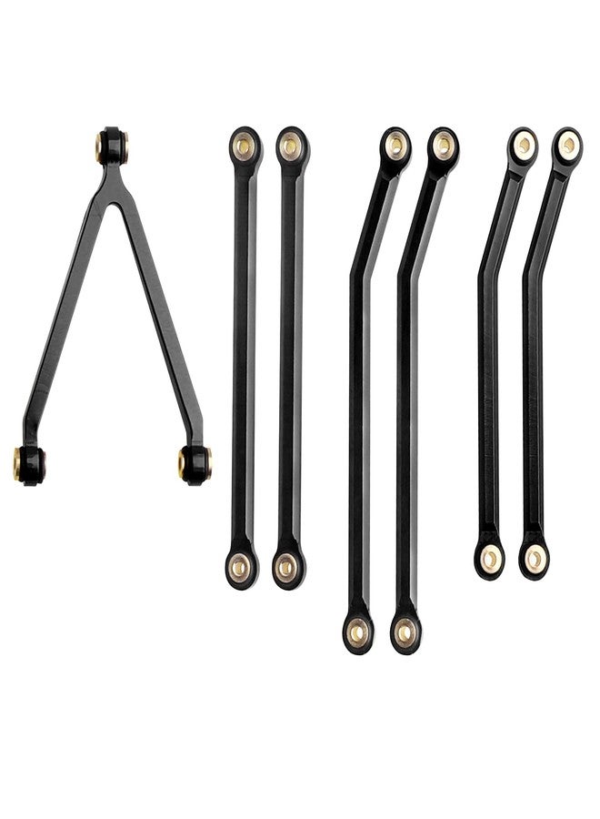 AllinRC High Clearance Chassis Links Set for SCX24 Bronco JLU C10 AXI00001 AXI00002 Axial 1/24 RC Crawler Car (Black) - Image 4